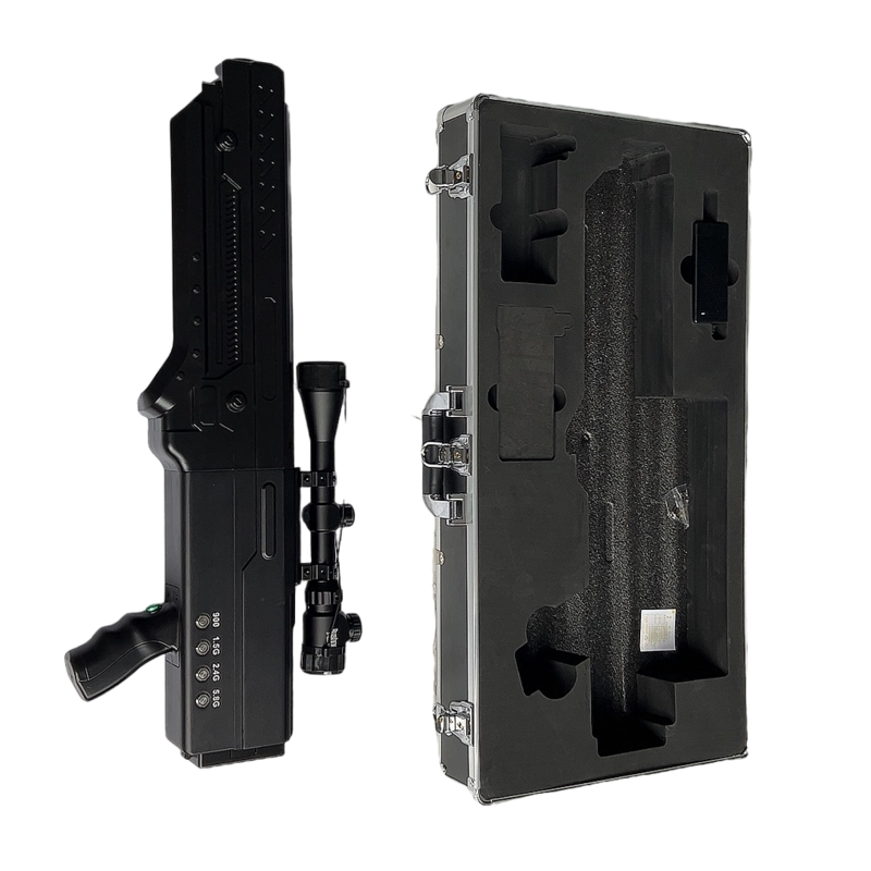  明溪手持便携式枪型低空防御反制四通道A型