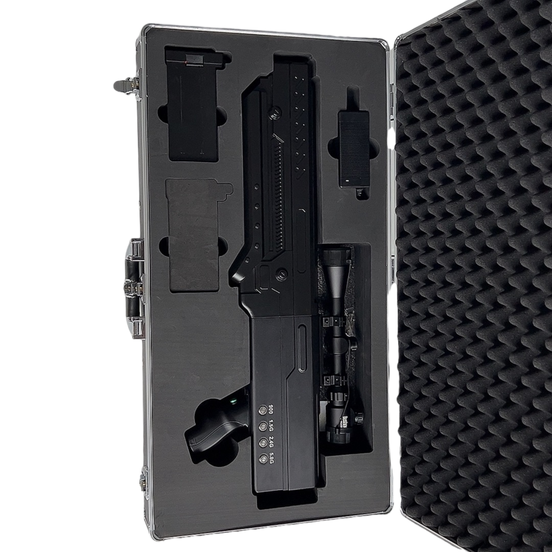  明溪手持便携式枪型低空防御反制四通道B型