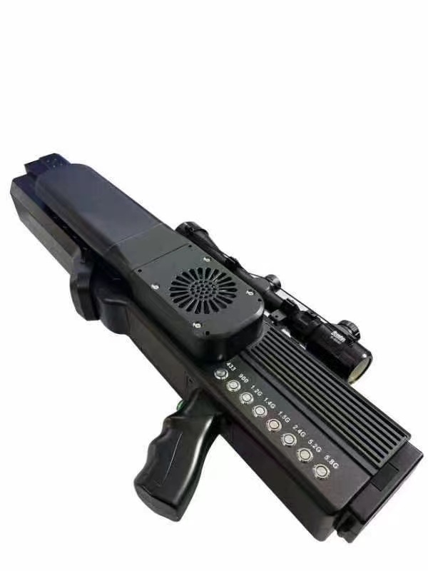  明溪手持便携式枪型低空防御反制八通道